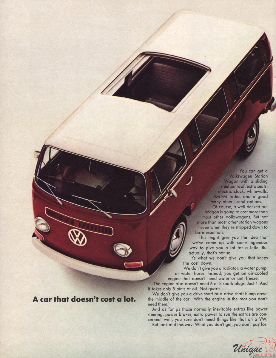 1968 Volkswagen Kombi Bus Brochure Page 10